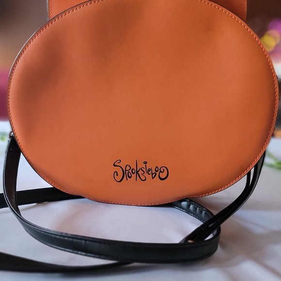 SPOOKSIEBOO Halloween Kawaii Jack-O-Lantern Pumpkin Kitty Crossbody Purse - Picture 2 of 7